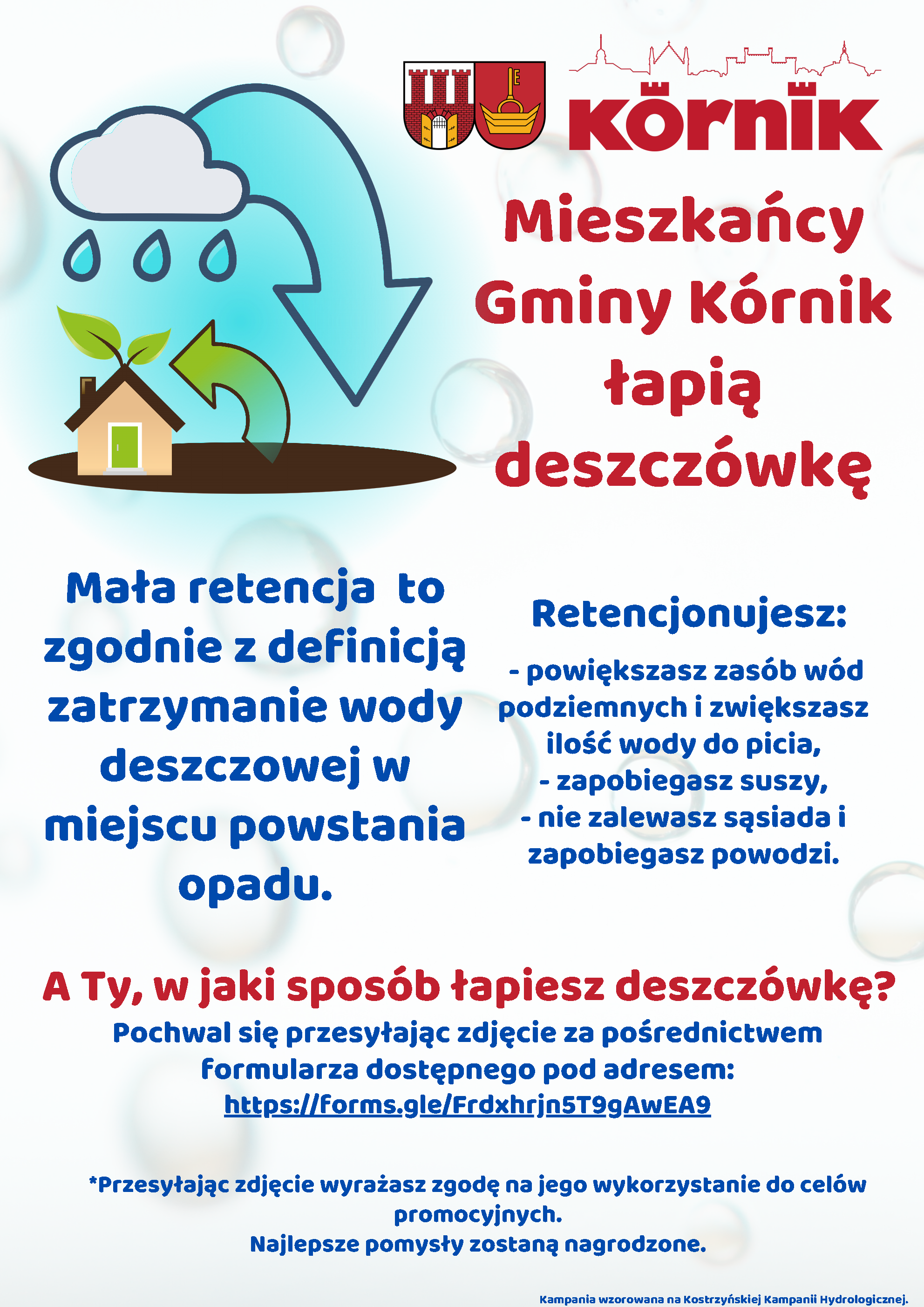 Mieszkańcy gminy Kórnik łapią deszczówkę